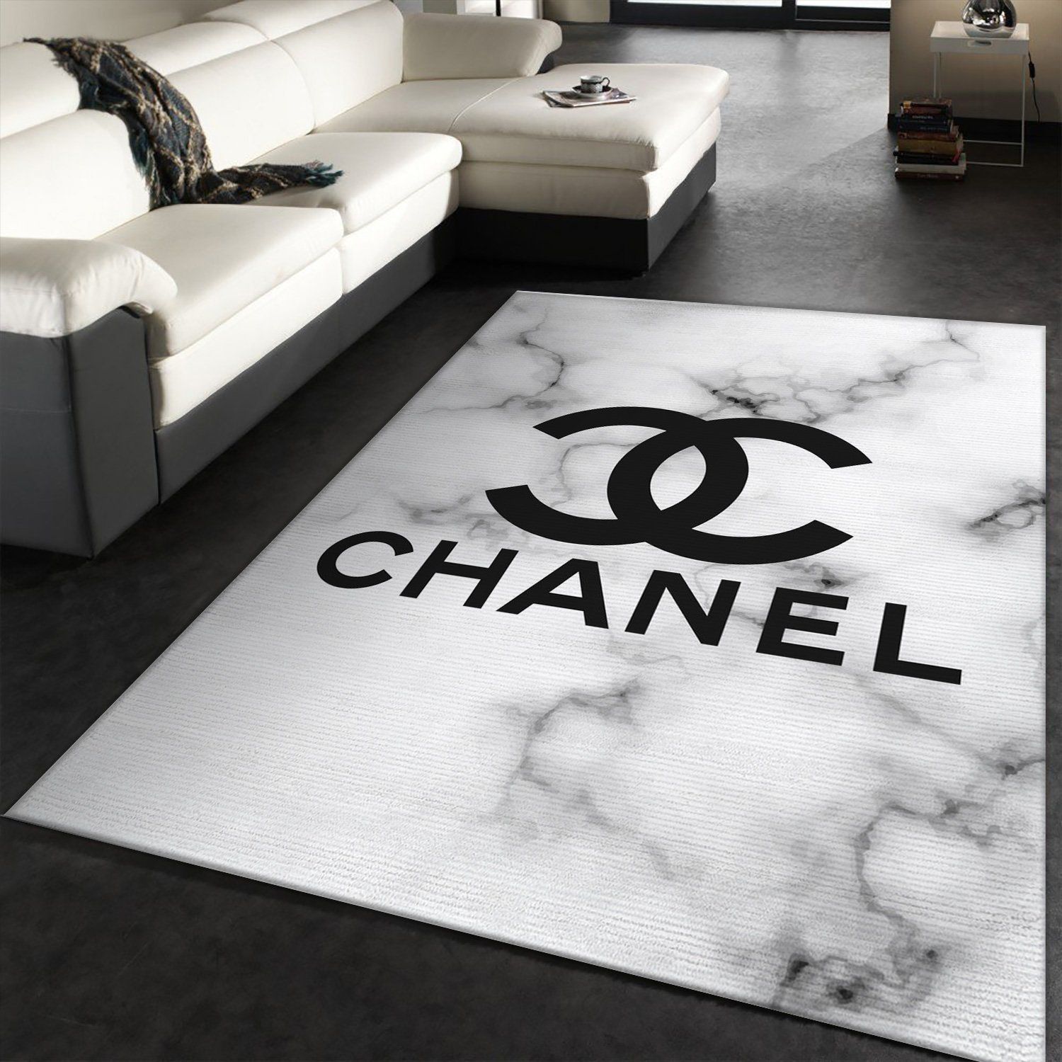 Chanel Area Rug Living Room Rug Floor Decor Home Decor - Travels