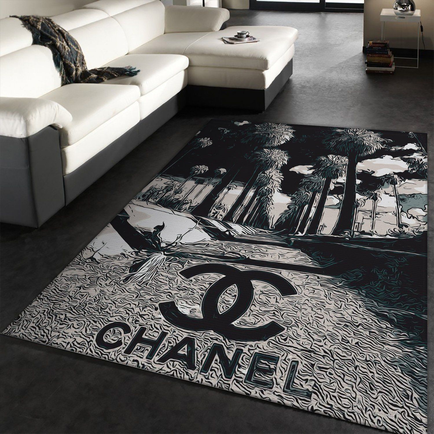 Chanel Area Rugs Fashion Brand Rug Floor Decor Home Decor