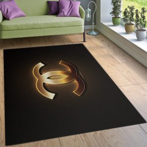 Chanel Logo Rug Carpet for Living & Bed Room Home Decor