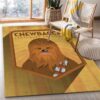 Chewbacca Star Wars Movie Rug Star Wars Badges Arts Rug Family Gift US Decor