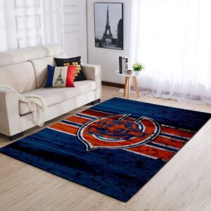 Chicago Bears Area Rug Nfl Football Floor Decor 1910072