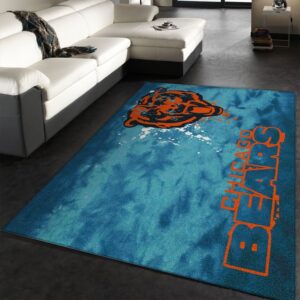 Chicago Bears Fade Rug Nfl Team Area Rug