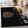 Chicago Bears Imperial Chrome Rug NFL Area Rug For Christmas