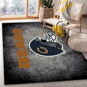 Chicago Bears Imperial Distressed Rug NFL Team Logos Area Rug