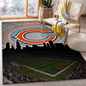 Chicago Bears NFL Rug Living Room Rug Home US Decor