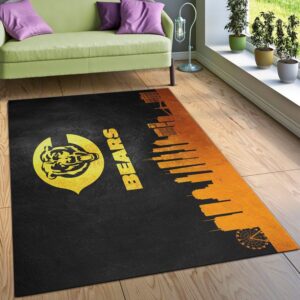 Chicago Bears Skyline NFL Area Rug