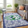 Chicago Blackhawks Nhl Team Logo Skull Flower Style Nice Gift Home Decor Rectangle Area Rug