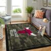Chicago Bulls Nba Team Logo Camo Style Nice Gift Home Decor Rectangle Area Rug