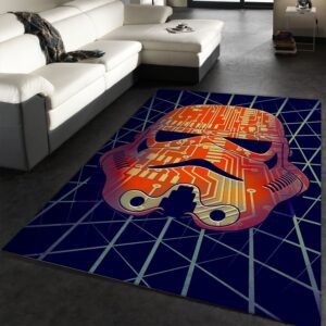 Chipped Star War Area Rug Carpet