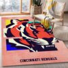Cincinnati Bengals NFL Area Rug For Christmas Living Room Rug Family Gift US Decor
