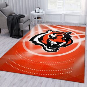 Cincinnati Bengals NFL Rug Living Room Rug Christmas Gift US Decor