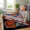 Cincinnati Bengals Nfl Team Logo American Style Nice Gift Home Decor Rectangle Area Rug