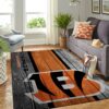 Cincinnati Bengals Nfl Team Logo Wooden Style Style Nice Gift Home Decor Rectangle Area Rug