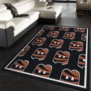 Cincinnati Bengals Repeat Rug Nfl Team Area Rug Carpet