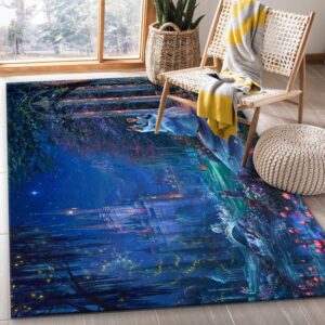 Cinderella Dancing In The Starlight Noel Gift Rug Bedroom Rug Floor Decor Home Decor