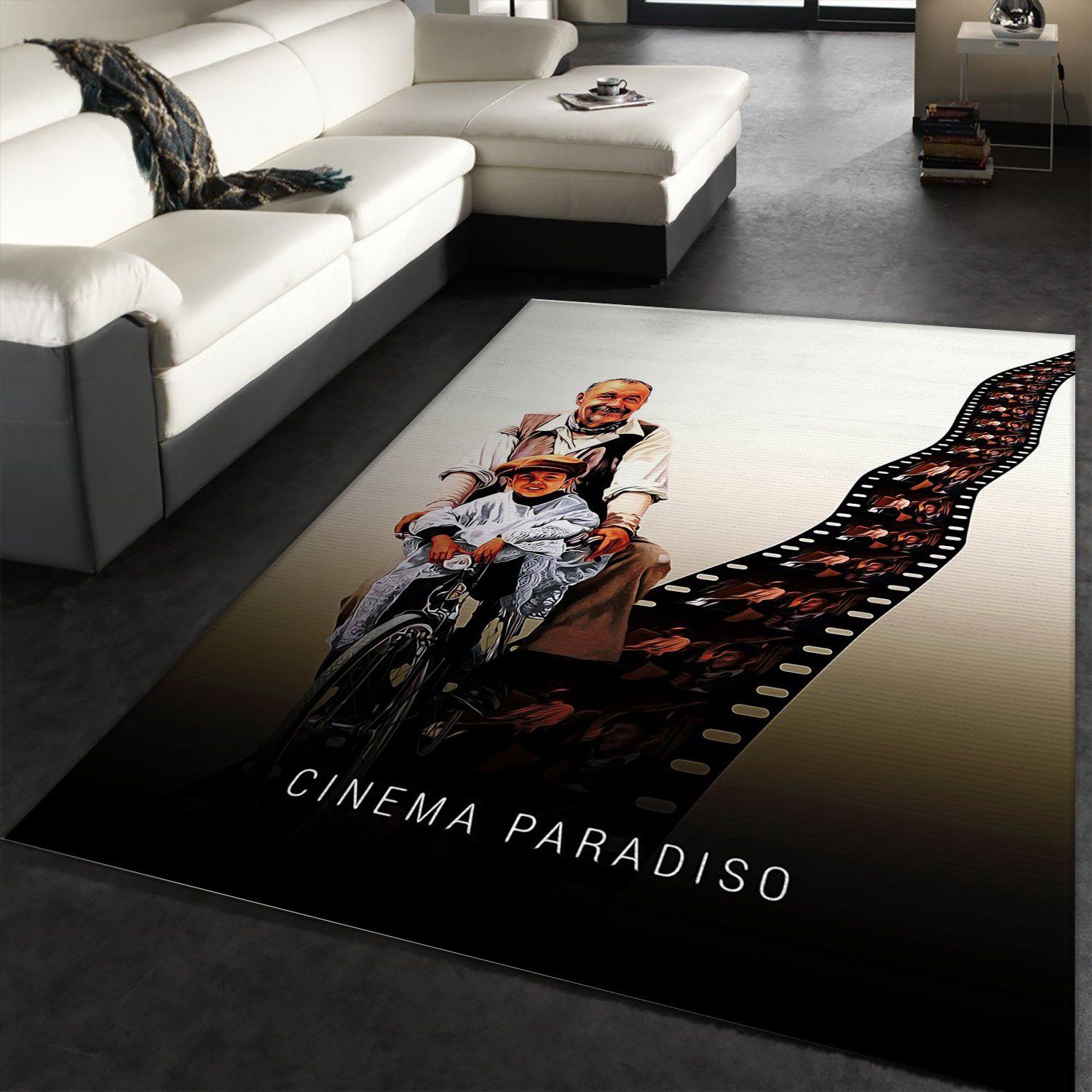 Cinema Paradiso Area Rug Movie Rug Family Gift US Decor