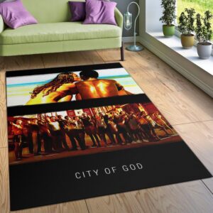 City Of God Area Rug Art Painting Movie Rugs Family Gift US Decor