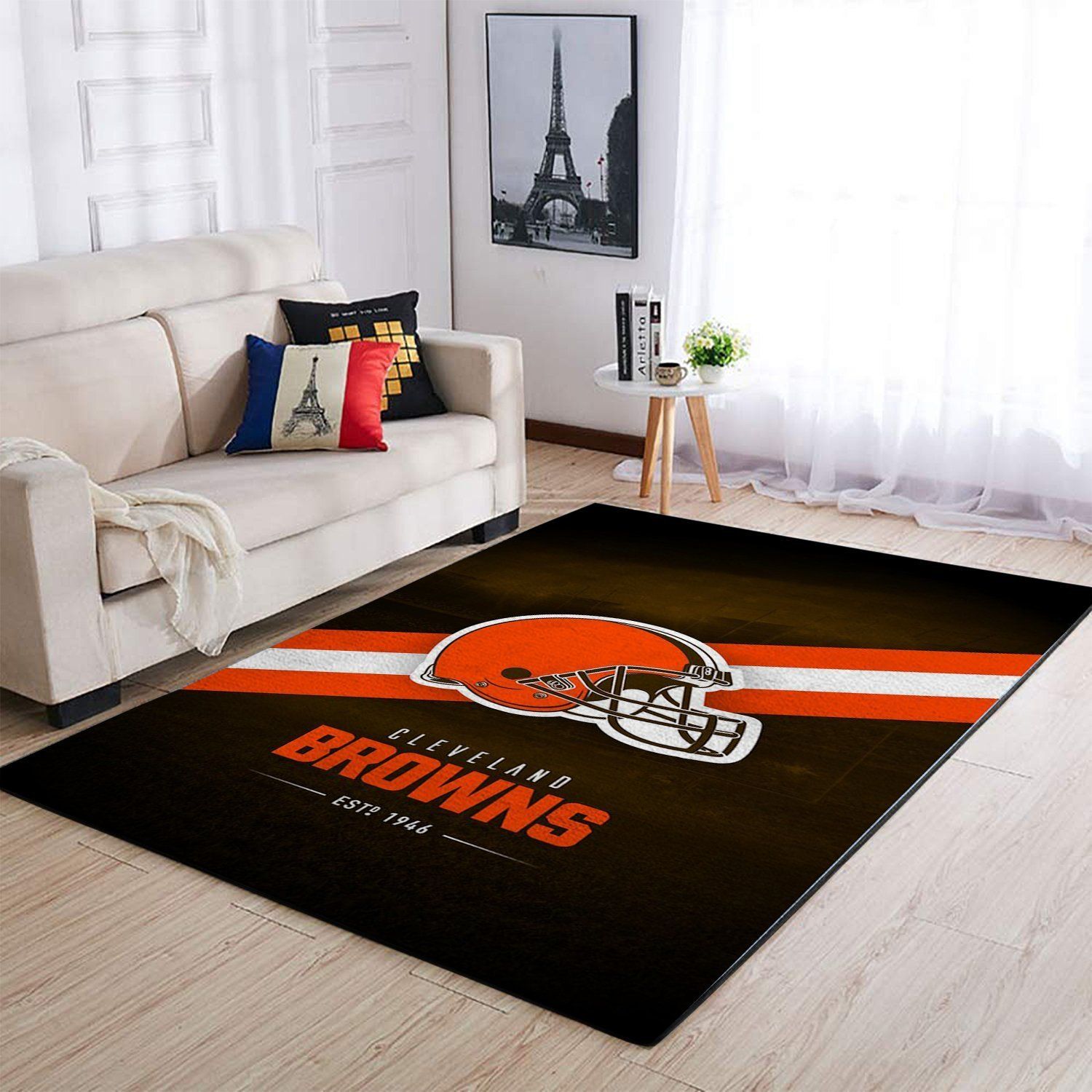 Cleveland Browns Area Rug Nfl Football Floor Decor 1910071