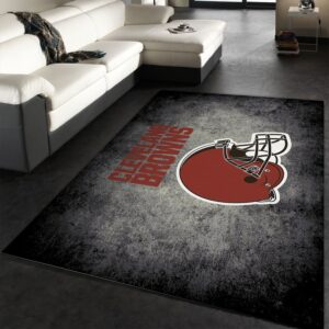 Cleveland Browns Imperial Distressed Rug NFL Team Logos Area Rug