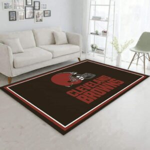 Cleveland Browns Imperial Spirit Rug NFL Team Logos Area Rug