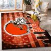 Cleveland Browns NFL Area Rug Living Room Rug Floor Decor Home Decor