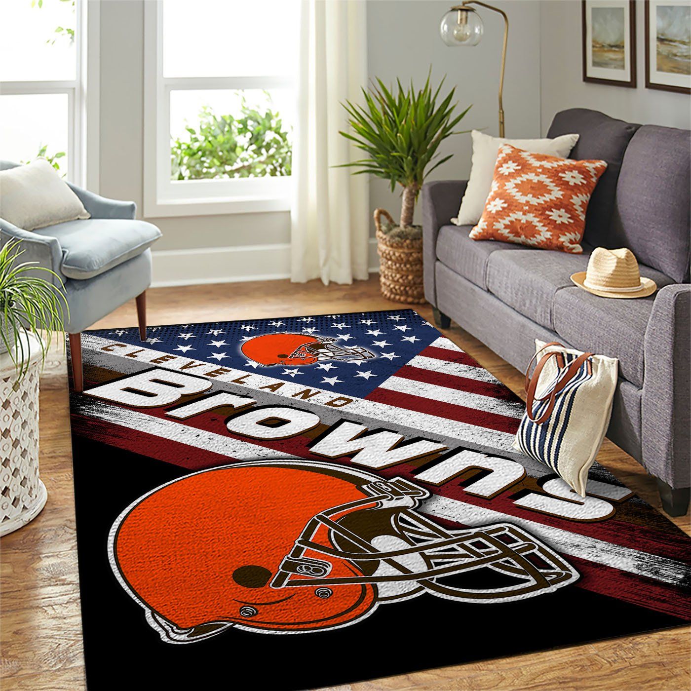 Cleveland Browns NFL Area Rug Bedroom Rug Christmas Gift US Decor - Travels  in Translation