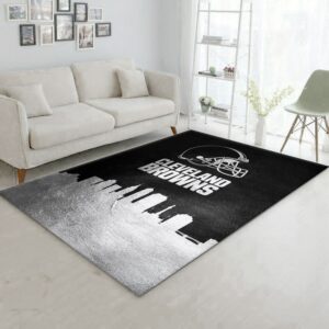 Cleveland Browns Skyline NFL Area Rug