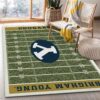 College Brigham Young NFL Team Logo Area Rug