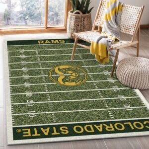 College Colorado State NFL Team Logo Area Rug