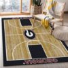College Home Court Georgia Basketball Team Logo Area Rug