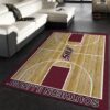 College Home Court Southern Illinois Basketball Team Logo Area Rug