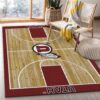College Home Court Utah Basketball Team Logo Area Rug