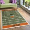 College Miami NFL Team Logo Area Rug