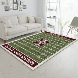 College Mississippi State NFL Team Logo Area Rug
