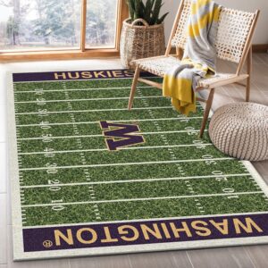 College NFL Team Logo Area Rug