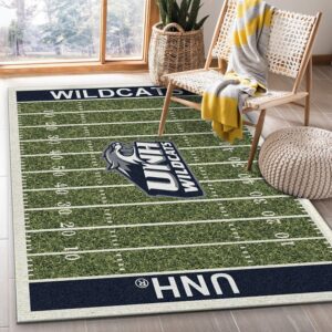 College New Hampshire NFL Team Logo Area Rug