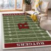 College Rutgers NFL Team Logo Area Rug