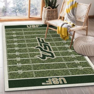 College South Florida NFL Team Logo Area Rug