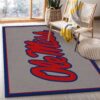 College Spirit Mississippi Sport Area Rug Carpet Team Logo Christmas Gift US Decor