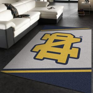 College Spirit Notre Dame Sport Area Rug For Christmas Team Logo Family Gift US Decor