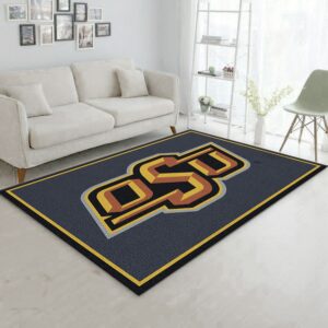 College Spirit Oklahoma State Sport Area Rug Team Logo Floor Decor Home Decor