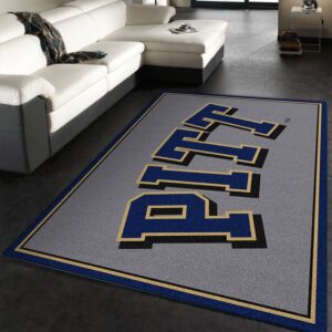 College Spirit Pittsburgh Sport Area Rug For Christmas Team Logo Floor Decor Home Decor