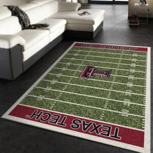 College Texas Tech NFL Team Logo Area Rug
