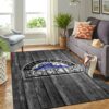 Colorado Rockies Mlb Team Logo Grey Wooden Style Style Nice Gift Home Decor Rectangle Area Rug