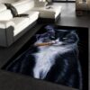 Cool Tuxedo Cat With Cigar Area Rug For Christmas Kitchen Rug Christmas Gift US Decor