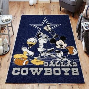 Dallas Cowboys Area Rug Nfl Football Floor Decor 0111198