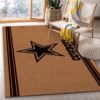 Dallas Cowboys Brown Logo NFL Area Rug Carpet