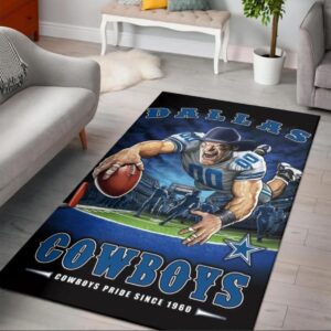 Dallas Cowboys Cowboys Pride Since 1960 Nfl Team Area Rug Rugs For Living Room Rug Home Decor
