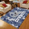 Dallas Cowboys Floor Area Rug Nfl Football Home Decor 01