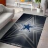 Dallas Cowboys Logo Nfl Team Area Rug Rugs For Living Room Rug Home Decor